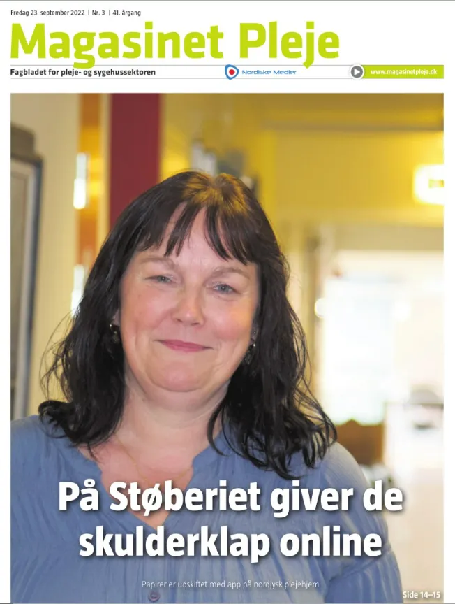 forsiden af magasinet pleje støberiet